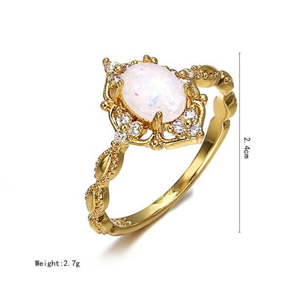 fashion vintage opal rings for women crystal flower golden opal engagement wedding rings anniversary gift jewelry, Slivery;golden
fashion vintage opal rings for women crystal flower golden opal engagement wedding rings anniversary gift jewelry, Slivery;golden