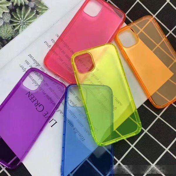 wholesale neon fluorescent clear candy color phone cases for iphone 11 pro max x xr xs max 7 8 plus se2 fully protective soft silicone cover
wholesale neon fluorescent clear candy color phone cases for iphone 11 pro max x xr xs max 7 8 plus se2 fully protective soft silicone cover