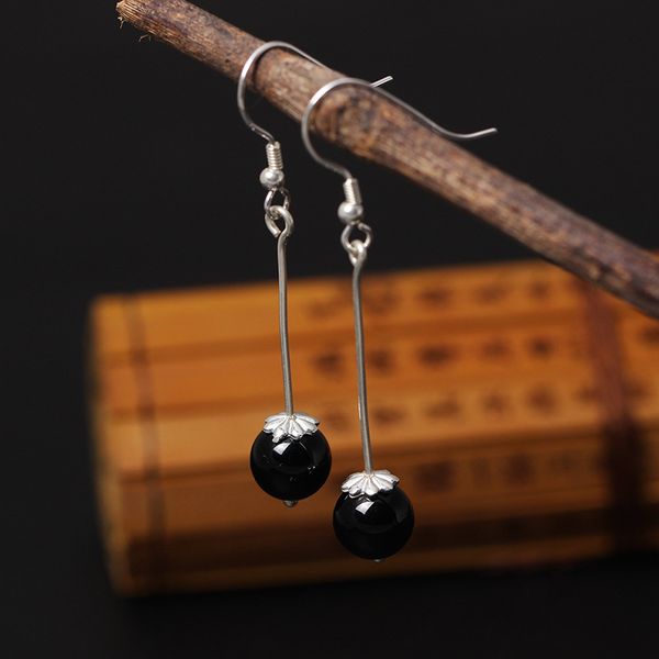 dangle & chandelier 925 sterling silver vintage obsidian beads drop earrings for women lady prevent allergy sterling-silver-jew
dangle & chandelier 925 sterling silver vintage obsidian beads drop earrings for women lady prevent allergy sterling-silver-jew