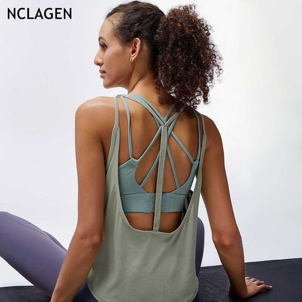 nclagen sexyyoga clothing sports vest women running loose sleeveless gym workout breathable training fitness halter top, White;red
nclagen sexyyoga clothing sports vest women running loose sleeveless gym workout breathable training fitness halter top, White;red