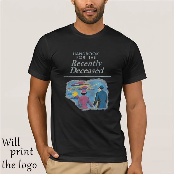 t shirt divertente beetlejuice-manuale di recente defunto tshirt uomini tee