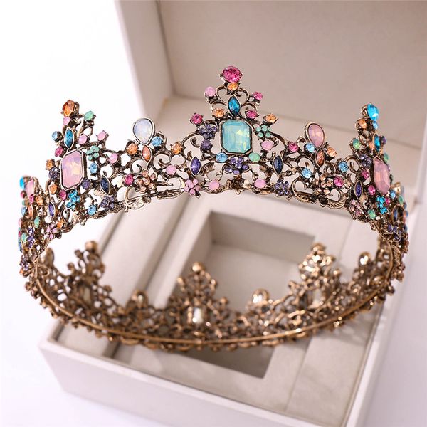 vintage crystal baroque diadem rhinestone bridal crowns and tiaras headband for wedding party prom pageant hair accessories, Golden;silver
vintage crystal baroque diadem rhinestone bridal crowns and tiaras headband for wedding party prom pageant hair accessories, Golden;silver