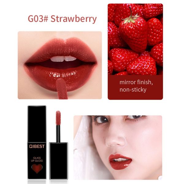 5pcs/set lip gloss waterproof lasting matte liquid lipstick easy to carry nude red non-stick cup lip tint makeup