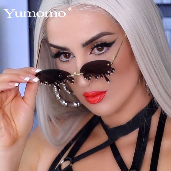 new fashion rimless sunglasses women vintage unique tears shape steampunk sunglasses female gafas shades uv400 oculos feminino, White;black
new fashion rimless sunglasses women vintage unique tears shape steampunk sunglasses female gafas shades uv400 oculos feminino, White;black