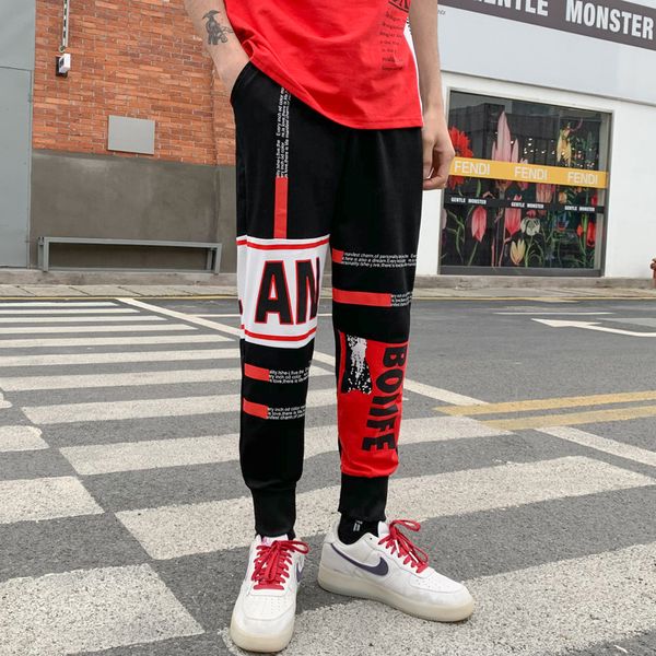 men's pants 2021 leisure hip-hop streetwear cotton jogging male spring sweatpants long 3xl, Black
men's pants 2021 leisure hip-hop streetwear cotton jogging male spring sweatpants long 3xl, Black