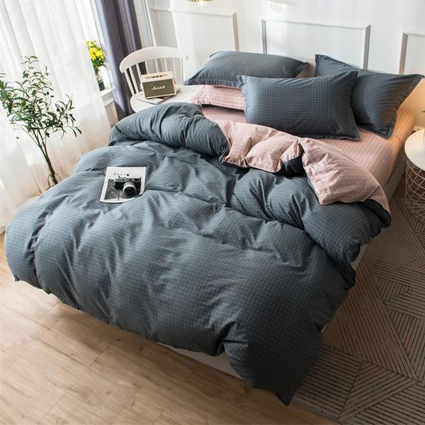 cotton 4-piece quilt 4pcs bedding set twin plaid microfiber soft luxurious pillow cases sheets covers gray
cotton 4-piece quilt 4pcs bedding set twin plaid microfiber soft luxurious pillow cases sheets covers gray