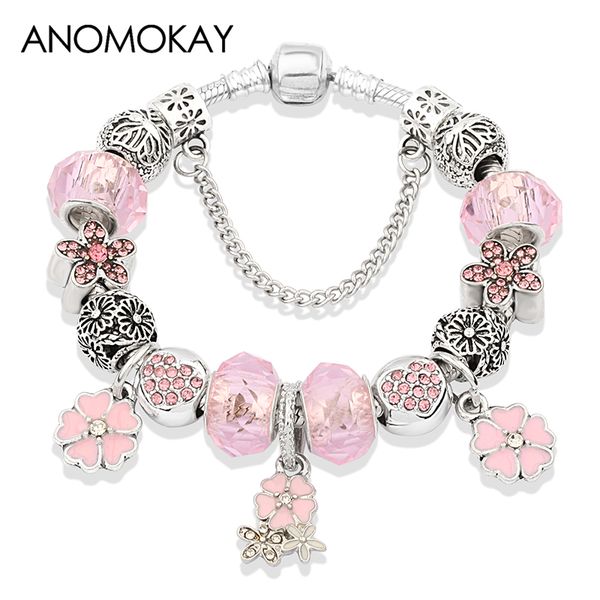 charm bracelets drop romantic pink heart flower bracelet bangle plant bead enamel for women girl, Golden;silver
charm bracelets drop romantic pink heart flower bracelet bangle plant bead enamel for women girl, Golden;silver