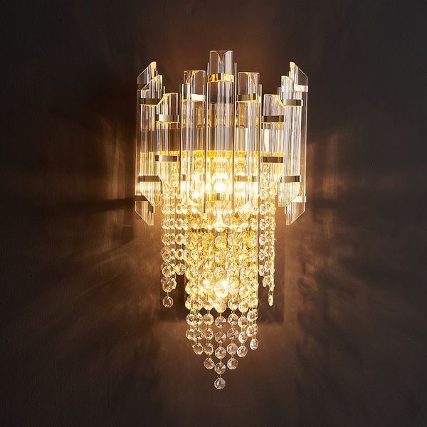 modern luxury wall lamp for living room nordic style bedroom bedside led wall light villa model room designer crystal lighting
modern luxury wall lamp for living room nordic style bedroom bedside led wall light villa model room designer crystal lighting