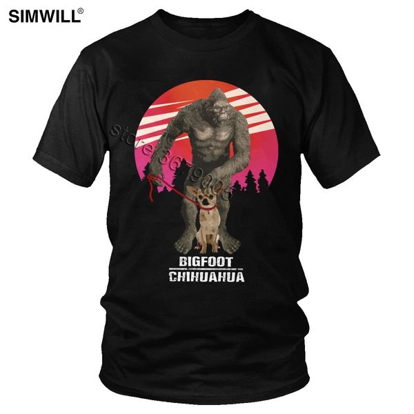 funny bigfoot t shirts men creative short sleeve cotton tees chihuahua dog t-shirt regular fit urban casual graphic tshirt
funny bigfoot t shirts men creative short sleeve cotton tees chihuahua dog t-shirt regular fit urban casual graphic tshirt
