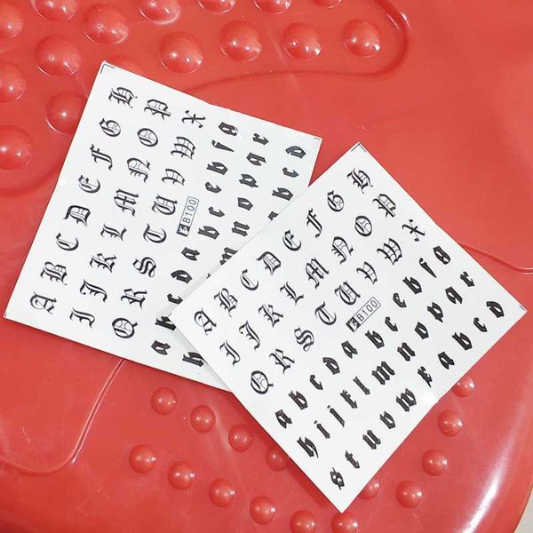 stickers & decals 2pc for nails chic black letter nail art decorations manicure decor water transfer decal accessoires
stickers & decals 2pc for nails chic black letter nail art decorations manicure decor water transfer decal accessoires