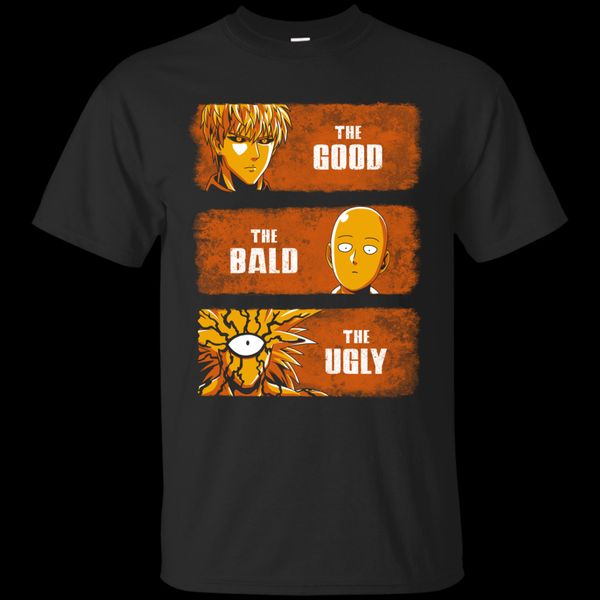 printed men t shirt cotton tshirt good bald ugly o-neck short-sleeve women t-shirt