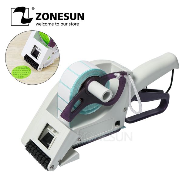 zonesun semi-automatic round bottle adhesive sticker manual packing labeling machine handheld price tag labeller flat labeller
zonesun semi-automatic round bottle adhesive sticker manual packing labeling machine handheld price tag labeller flat labeller