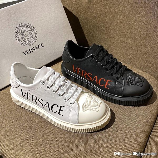 fashion luxury designer men s women s casual shoes white black golden leather trainer platform sneakers plate-forme size 38-45, Red;white
fashion luxury designer men s women s casual shoes white black golden leather trainer platform sneakers plate-forme size 38-45, Red;white