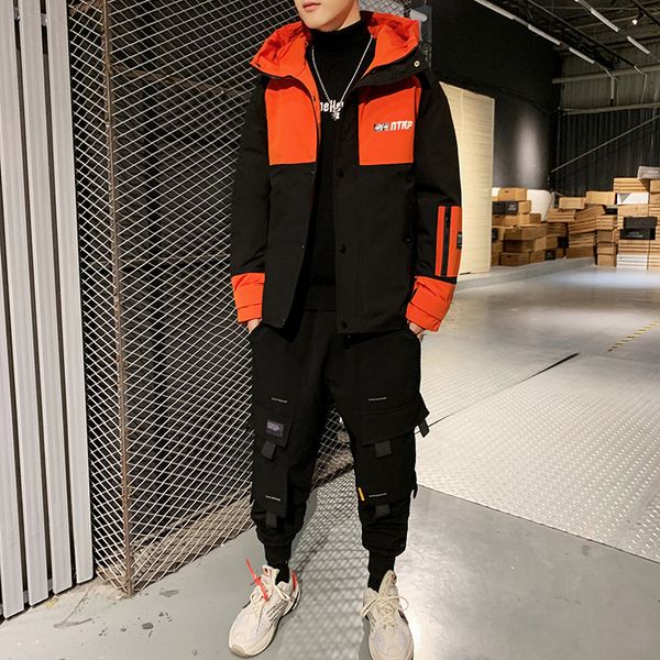 winter men cargo down jackets white duck down puffer jacket for men patchwork hooded overcoat parkas chaqueta hombre jk-897, Black
winter men cargo down jackets white duck down puffer jacket for men patchwork hooded overcoat parkas chaqueta hombre jk-897, Black