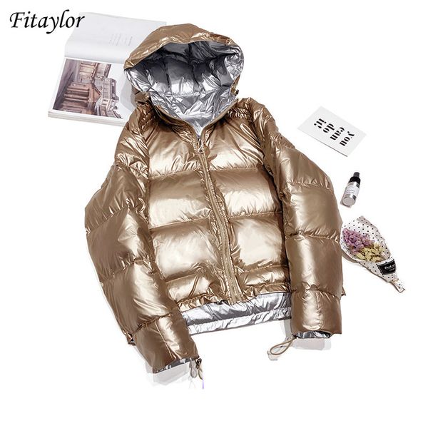 women's down & parkas fitaylor winter women bright color double sided real fur collar 90% white duck coat golden silver snow outwear, Black
women's down & parkas fitaylor winter women bright color double sided real fur collar 90% white duck coat golden silver snow outwear, Black