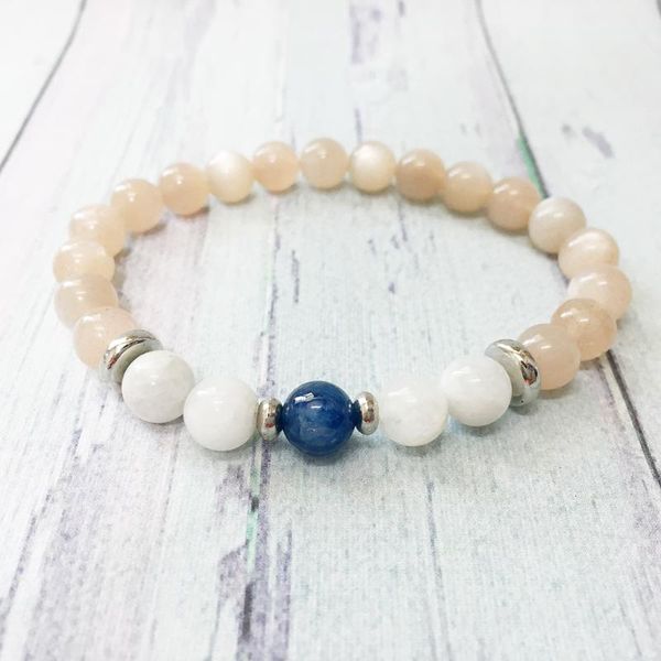 mg0486 new design 8 mm goddess crystals bracelet grade blue kyanite sun stone moonstone bracelet divine feminine jewelry, Black
mg0486 new design 8 mm goddess crystals bracelet grade blue kyanite sun stone moonstone bracelet divine feminine jewelry, Black