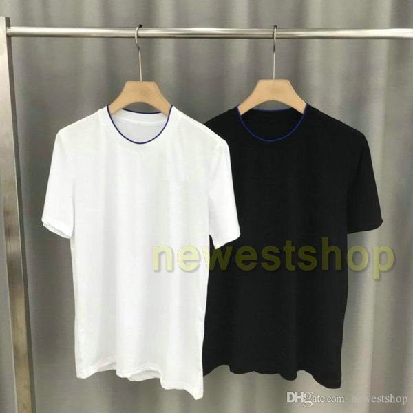 

2020 summer newest Luxury Europe mens front and back letter print t shirt High Quality Fashion T shirts Cotton tshirts designer Casual tops