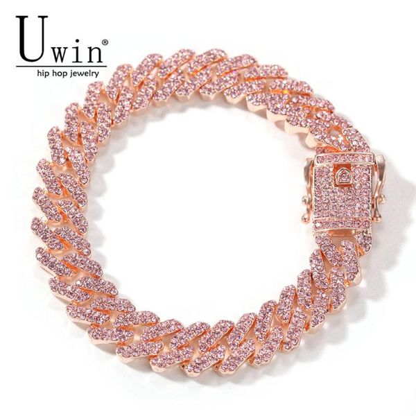 uwin s-link майами 12мм розовое золото кубинский браслет розовый rhinestone сплава замороженный hip hop мода панк ожерелье ювелирных изделий, Black
uwin s-link майами 12мм розовое золото кубинский браслет розовый rhinestone сплава замороженный hip hop мода панк ожерелье ювелирных изделий, Black