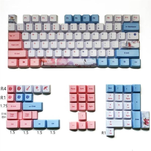 keyboards ten miles of peach blossom keycap sublimation process pbt material oem profile mechanical keyboard keycaps chinese style key-cap
keyboards ten miles of peach blossom keycap sublimation process pbt material oem profile mechanical keyboard keycaps chinese style key-cap