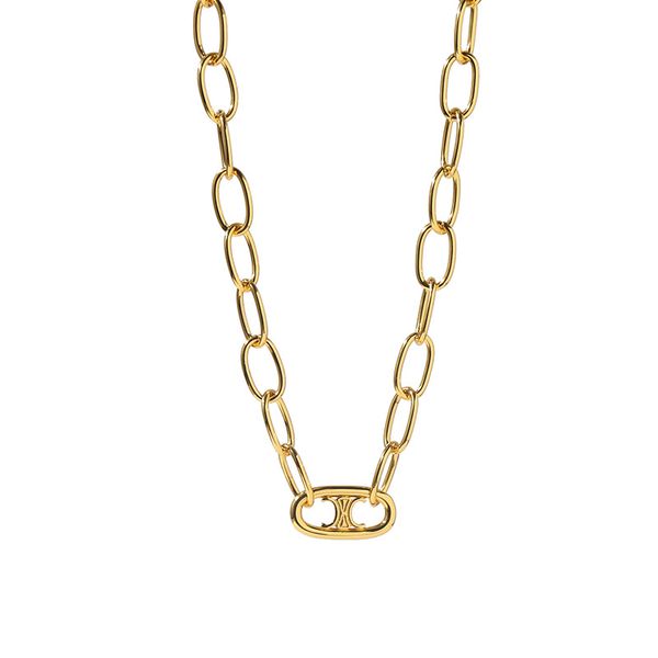 fashion new brand designer for women clavicle chain necklace 18k gold titanium steel charm necklace jewelry for woman, Silver
fashion new brand designer for women clavicle chain necklace 18k gold titanium steel charm necklace jewelry for woman, Silver