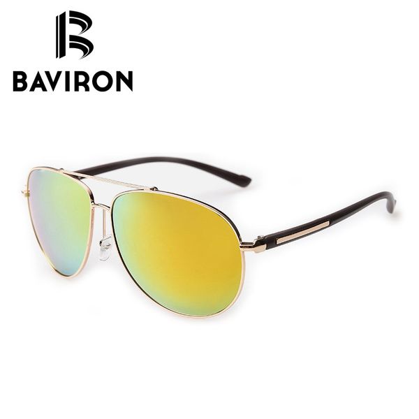 

sunglasses baviron coating pilot for men mirrored polarized tinted lenses driving glasses pretty cool uv400 eyewear 2362, White;black