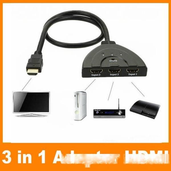 hdmi 3 in 1 out pigtail adapter hdmi auto switch extender switcher splitter hub with cable for hdtv 1080p wholesale 100pcs dhl om-ce5
hdmi 3 in 1 out pigtail adapter hdmi auto switch extender switcher splitter hub with cable for hdtv 1080p wholesale 100pcs dhl om-ce5