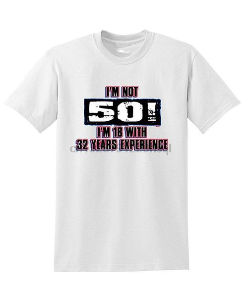 t shirt creator crew neck men im not 50 im 18 with 32 years experience short-sleeve printed tee
t shirt creator crew neck men im not 50 im 18 with 32 years experience short-sleeve printed tee