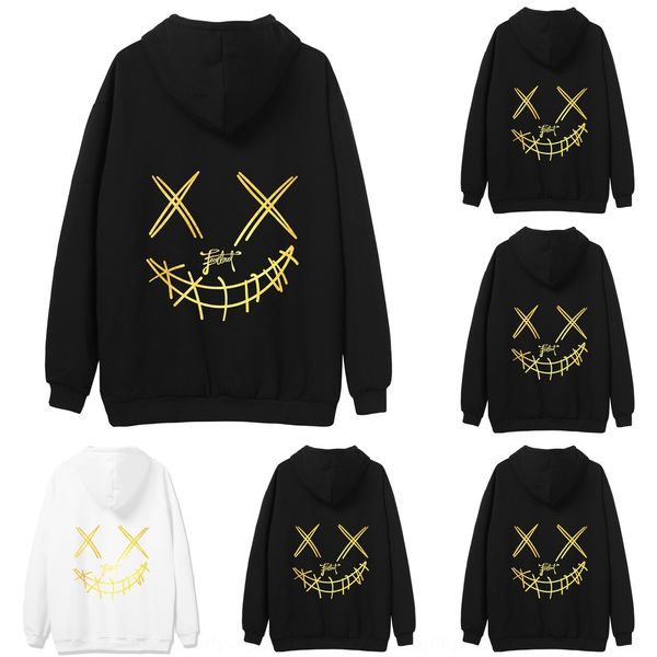 zues national fashion national sweater smiley face hooded sweater men's and women's loose street hip hop oversize gilding ghost fa, Black
zues national fashion national sweater smiley face hooded sweater men's and women's loose street hip hop oversize gilding ghost fa, Black