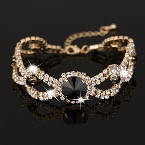 yfjewe 2020 women new brand designer sell fashion charm jewelry women wedding austrian crystal bracelet for wedding b009, Black
yfjewe 2020 women new brand designer sell fashion charm jewelry women wedding austrian crystal bracelet for wedding b009, Black
