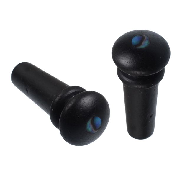 2 pieces black ebony acoustic guitar endpins with shell dot inlay string instrument parts
2 pieces black ebony acoustic guitar endpins with shell dot inlay string instrument parts