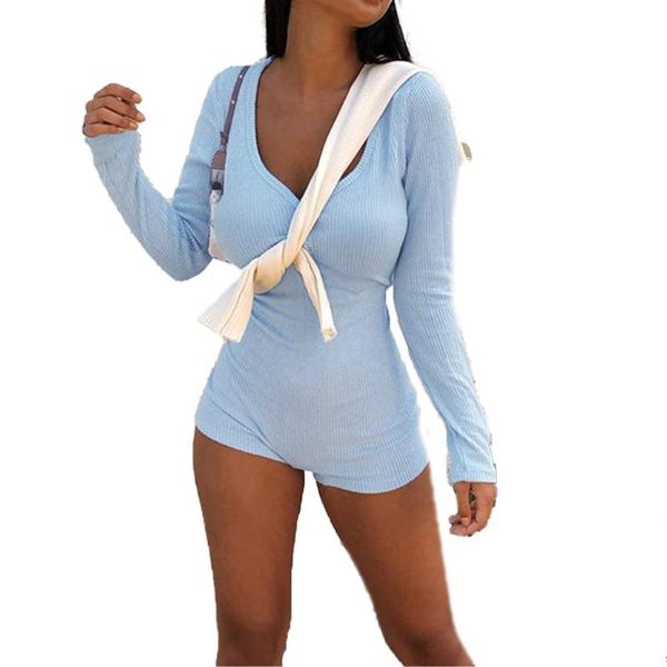 women playsuits knitted jumpsuit woman long sleeve bodysuit one piece overalls clubwear solid color streetwear playsuit, Black;white
women playsuits knitted jumpsuit woman long sleeve bodysuit one piece overalls clubwear solid color streetwear playsuit, Black;white