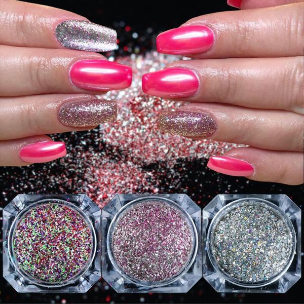 1 box shiny platinum nail glitter powder laser sparkly sequins flakes nail art polish chrome pigment dust decorations sabg01-26, Silver;gold
1 box shiny platinum nail glitter powder laser sparkly sequins flakes nail art polish chrome pigment dust decorations sabg01-26, Silver;gold