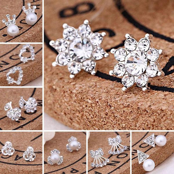 with card pack/ear back, 45 styles korean earrings creative super shiny diamond new pearl stud earrings fashion jewelry high quality, Golden;silver
with card pack/ear back, 45 styles korean earrings creative super shiny diamond new pearl stud earrings fashion jewelry high quality, Golden;silver