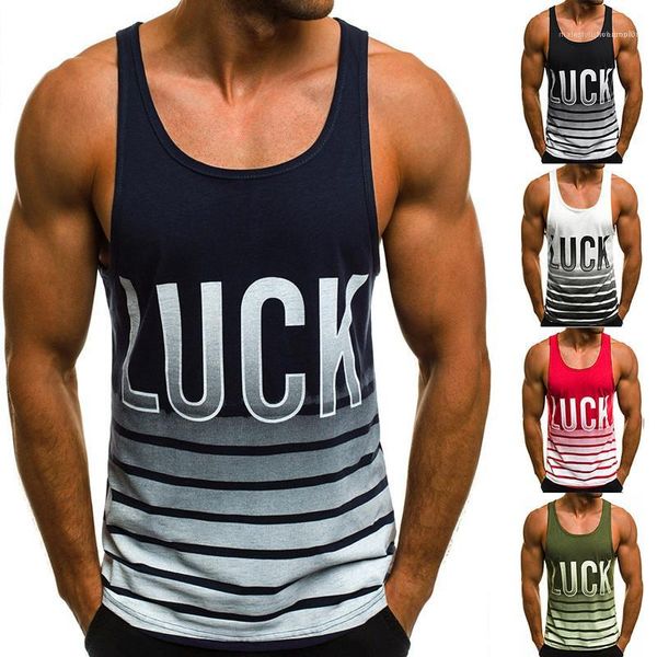 striped tshirt male clothing 2020 mens designer tank summer letter print crew neck vest sleeveless, White;black
striped tshirt male clothing 2020 mens designer tank summer letter print crew neck vest sleeveless, White;black