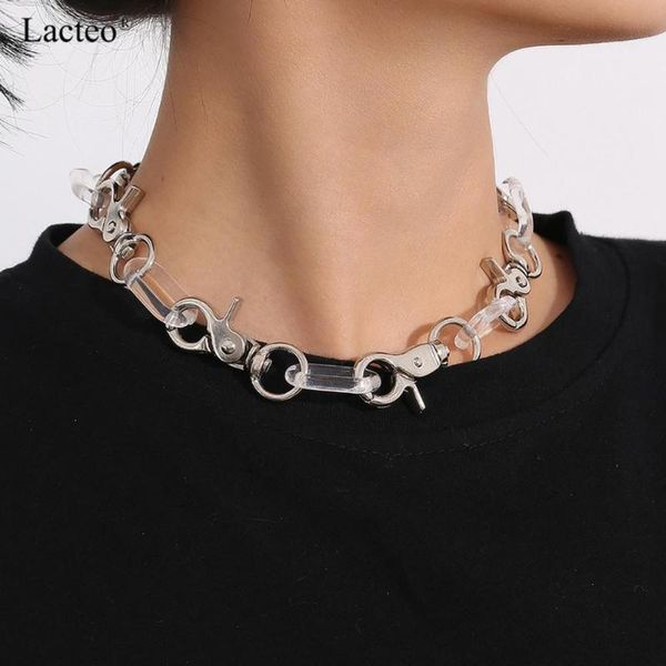 lacteo neo gothic big button and acrylic chain choker necklace hip hop thick chunky chain necklace jewelry for women and men, Golden;silver
lacteo neo gothic big button and acrylic chain choker necklace hip hop thick chunky chain necklace jewelry for women and men, Golden;silver