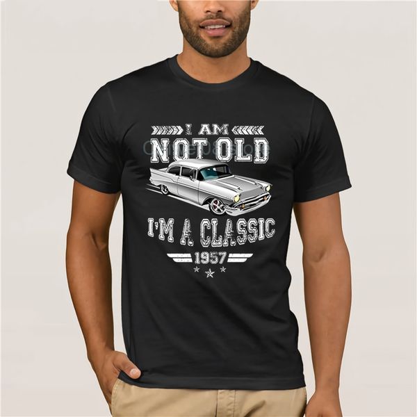 new summer men's casual print t-shirt fashion im not old im a classic 1957 60th birthday t shirt men's t-shirt
new summer men's casual print t-shirt fashion im not old im a classic 1957 60th birthday t shirt men's t-shirt
