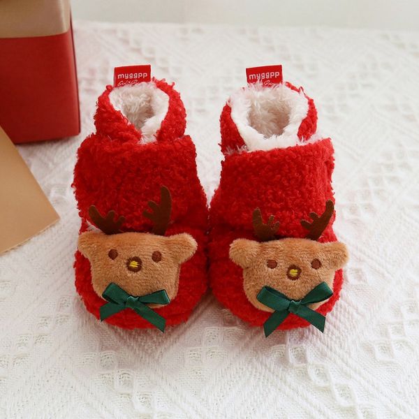 christmas newborn baby first walk shoes girl boy soft anti-slip shoes xmas deer santa claus baby toddler, Black;grey
christmas newborn baby first walk shoes girl boy soft anti-slip shoes xmas deer santa claus baby toddler, Black;grey