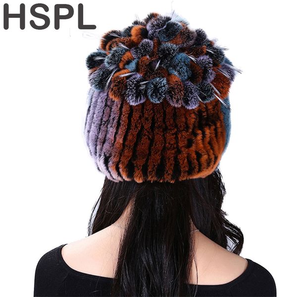 hspl winter hat 2020 fashion real rex fur winter flower on ball warm black women's lady genuine cap, Blue;gray
hspl winter hat 2020 fashion real rex fur winter flower on ball warm black women's lady genuine cap, Blue;gray