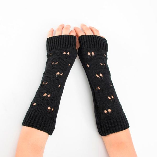 fashion simple gloves women winter long gloves knit fingerless semi-hollow arm sleeve handschuhe rekawiczki damskie #30, Blue;gray
fashion simple gloves women winter long gloves knit fingerless semi-hollow arm sleeve handschuhe rekawiczki damskie #30, Blue;gray