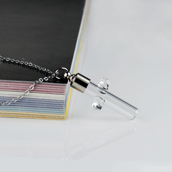 1pcs 30 mm metal screw cap wishing bottle clear glass vial jewelry cross necklace, Silver
1pcs 30 mm metal screw cap wishing bottle clear glass vial jewelry cross necklace, Silver