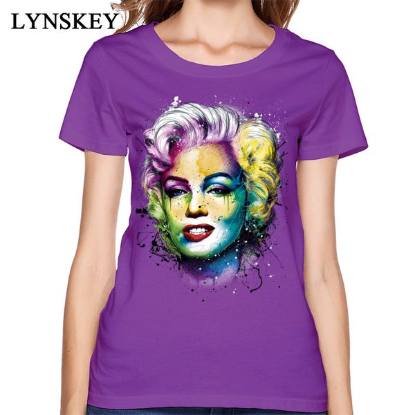 2017 popular novelty women t shirt art design marilyn monroe print casual funky cotton t shirt for ladies
2017 popular novelty women t shirt art design marilyn monroe print casual funky cotton t shirt for ladies