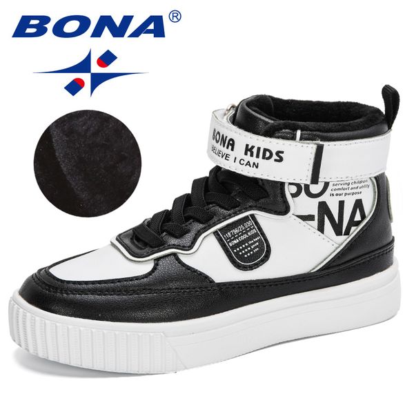 bona 2020 new designers kids sneakers thick sole non-slip high boys winter boots children snow plush shoes, Black;grey
bona 2020 new designers kids sneakers thick sole non-slip high boys winter boots children snow plush shoes, Black;grey
