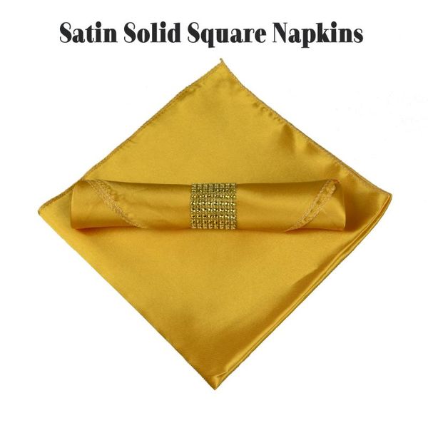 table napkin 100pcs/lot wedding party decorative 48*48cm gold yellow satin el banquet 19" square folding cloth serviette
table napkin 100pcs/lot wedding party decorative 48*48cm gold yellow satin el banquet 19" square folding cloth serviette