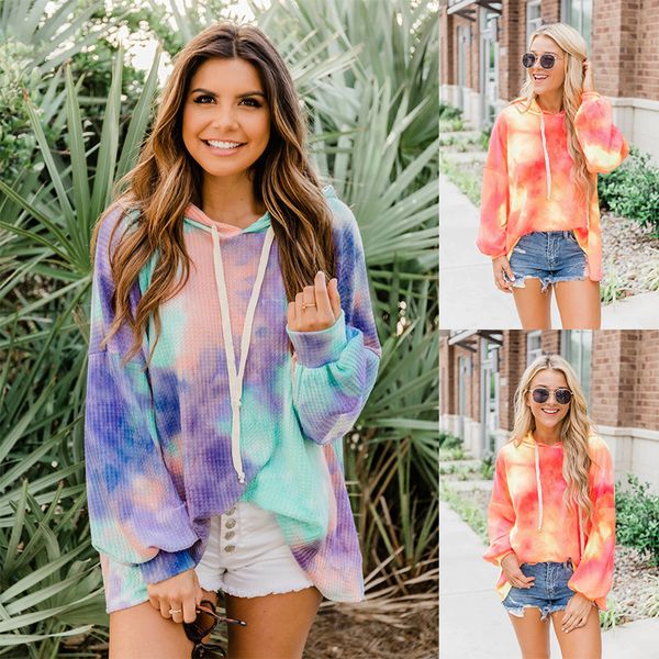 2020 осень / зима женщин новый галстук-окрашенные с капюшоном с длинными рукавами свитера пуловеры, Black
2020 осень / зима женщин новый галстук-окрашенные с капюшоном с длинными рукавами свитера пуловеры, Black