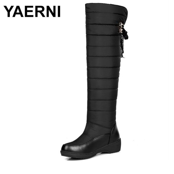 yaerni 2020 new arrive women boots fashion snow boots lace up over the knee comfortable winter e671, Black
yaerni 2020 new arrive women boots fashion snow boots lace up over the knee comfortable winter e671, Black