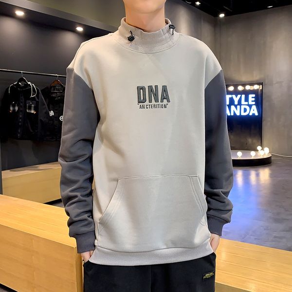 spring new stand collar men's sweater sweater printed ins long sleeve handsome youth fashion brand 2qfnu, Black
spring new stand collar men's sweater sweater printed ins long sleeve handsome youth fashion brand 2qfnu, Black