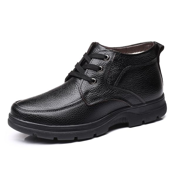 boots 2021 genuine leather shoes men winter -30 warm cotton cow man ankle casual male footwear ka1884, Black
boots 2021 genuine leather shoes men winter -30 warm cotton cow man ankle casual male footwear ka1884, Black