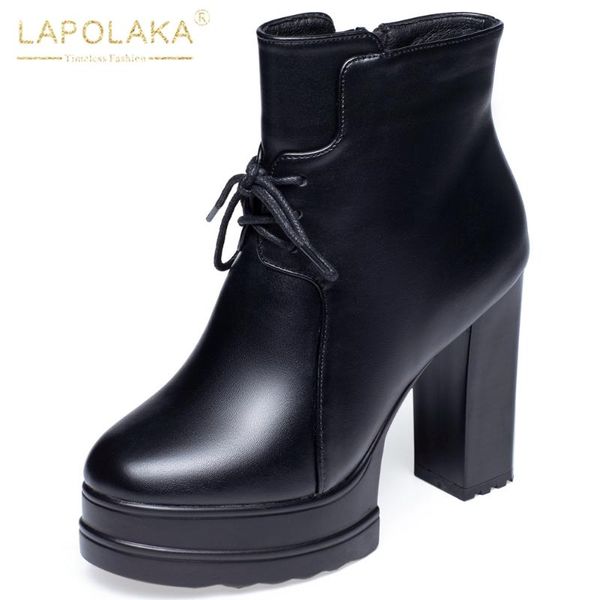 lapolaka 2020 fashion new office shoes ladies zip up square high heels platform comfortable autumn winter boots woman shoes, Black
lapolaka 2020 fashion new office shoes ladies zip up square high heels platform comfortable autumn winter boots woman shoes, Black