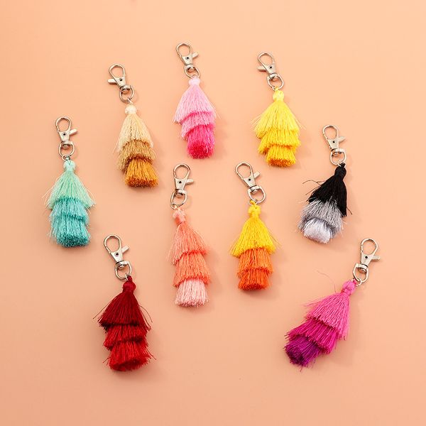 keychains vintage boho keychain multi layer tassel pendant women bag hanging ornament woven accessories wholesale, Silver
keychains vintage boho keychain multi layer tassel pendant women bag hanging ornament woven accessories wholesale, Silver