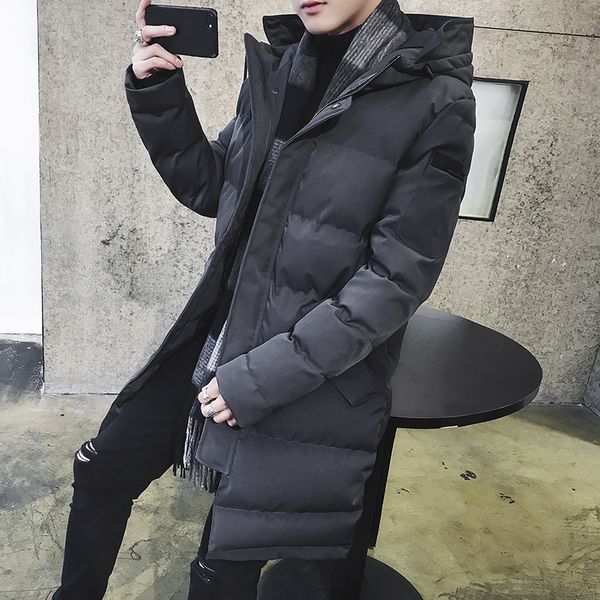 men's down & parkas solid zipper loose mens winter jackets and coats casual long coat quilted jacket cotton warm thick parka, Black
men's down & parkas solid zipper loose mens winter jackets and coats casual long coat quilted jacket cotton warm thick parka, Black